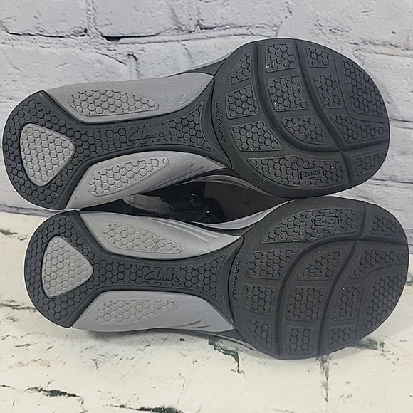 Clarks Mens Wave Walk Fishermans Sandals Size 10 Black Strap Hiking Walking - Picture 9 of 10